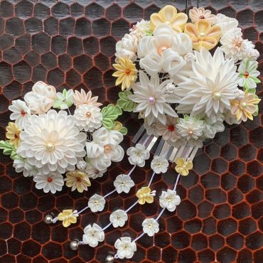 晴れの日のための小さな手仕事 ゆかり野つまみ細工