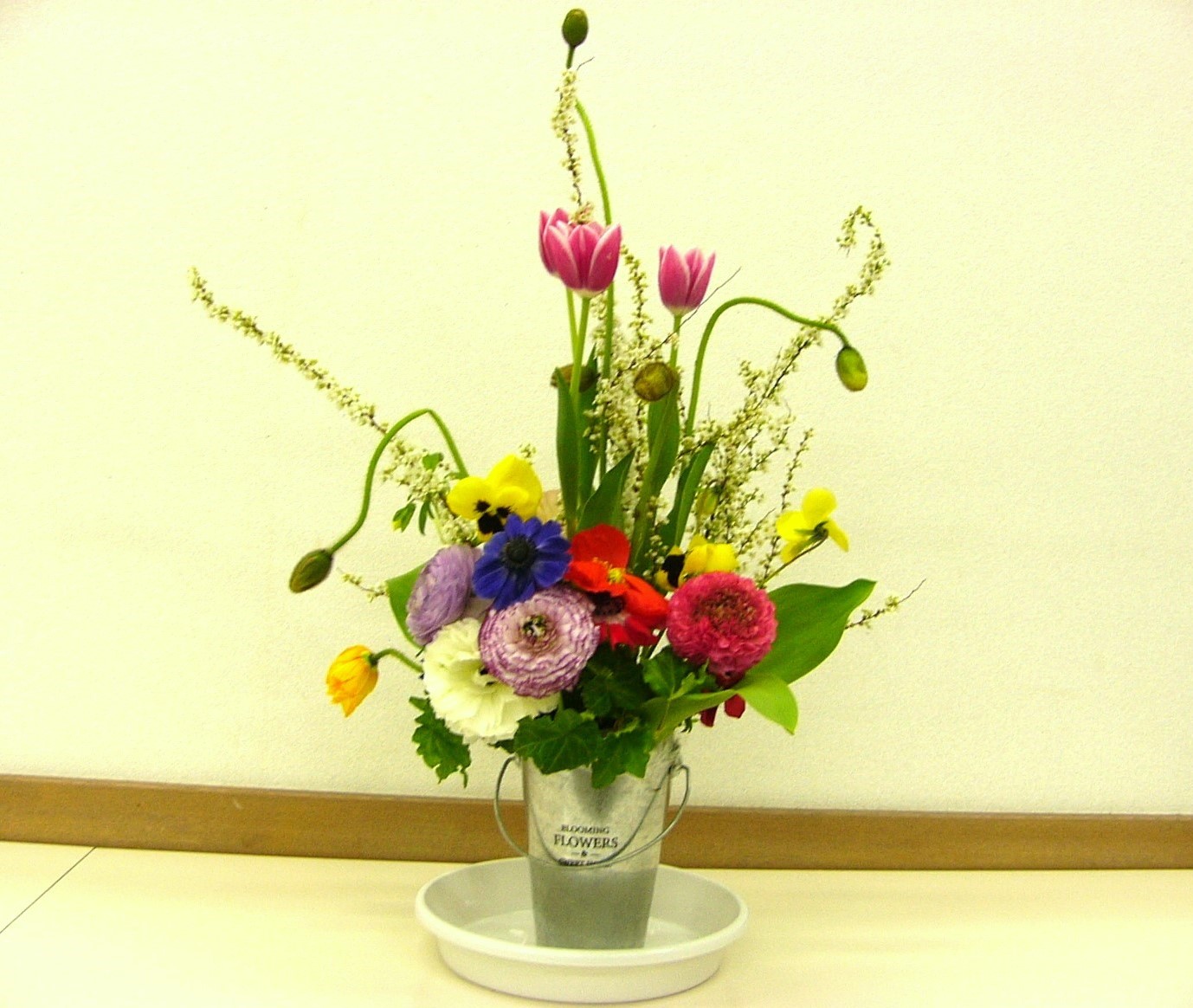 資格も取れる パリスタイルの花教室(資格・夜)