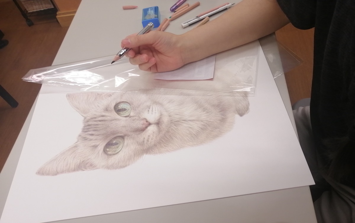 かわいいペットを描いてみよう! えんぴつ画