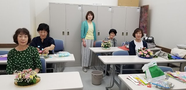 花で心が癒される セラピーアレンジメント 8月休講