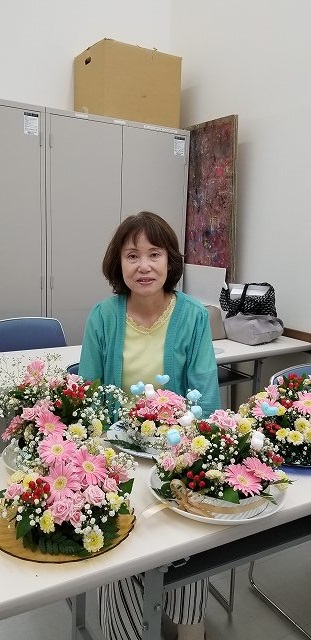 花で心が癒される セラピーアレンジメント 8月休講