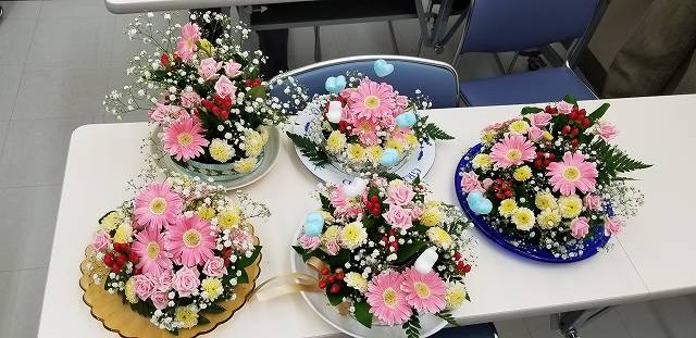 花で心が癒される セラピーアレンジメント 8月休講