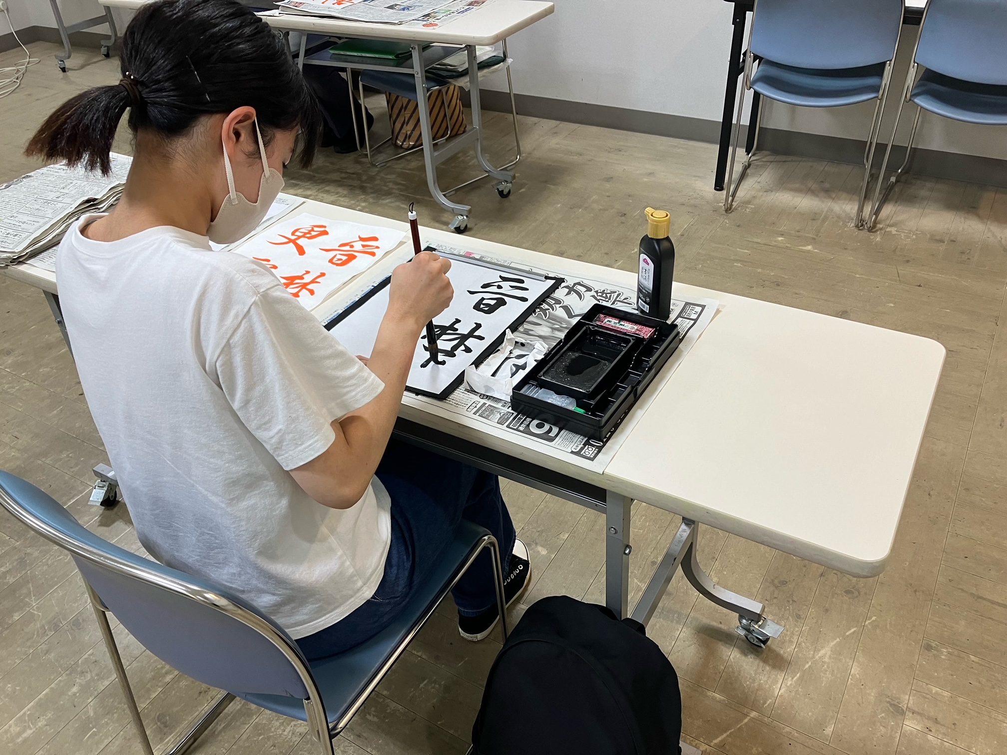 書に親しむ 筆ペン、ボールペン、書道 9月 中学生以上