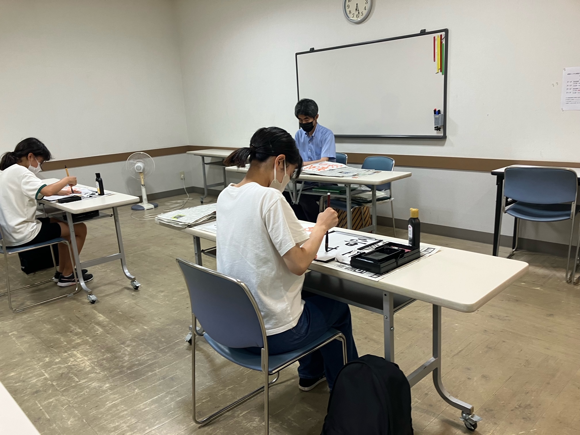 書に親しむ 筆ペン、ボールペン、書道 9月 中学生以上