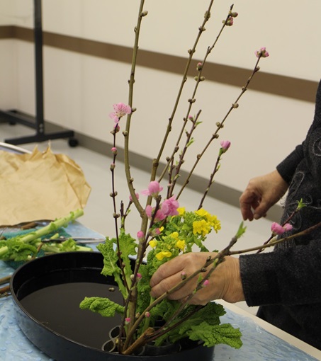 初心者対象 池坊いけばな(自由花)