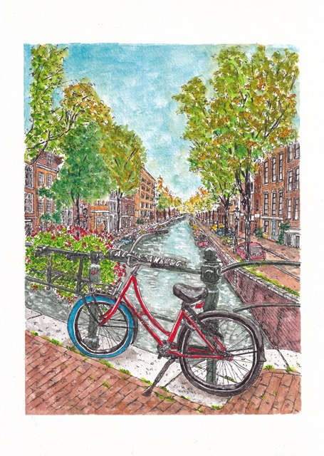 水彩イラスト講座