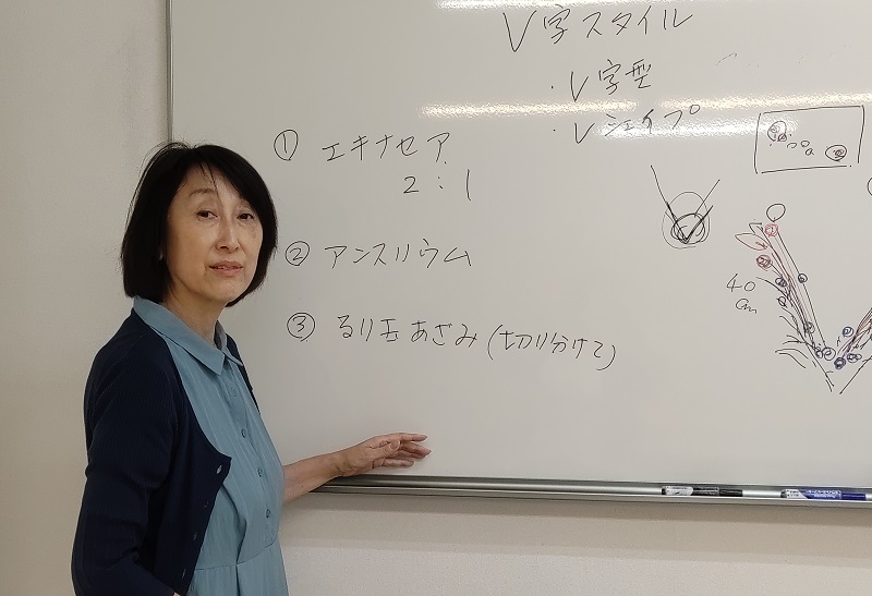 やさしい フラワーアレンジメント