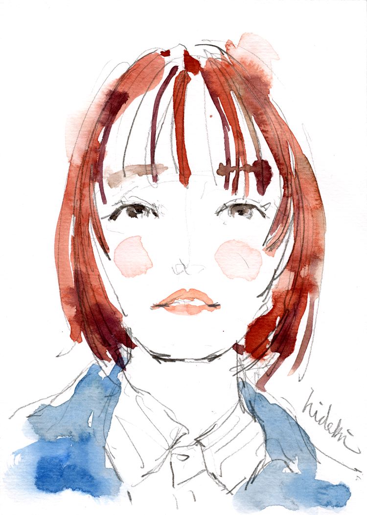 水彩で描く はじめての似顔絵イラスト｜秦野カルチャーセンター 