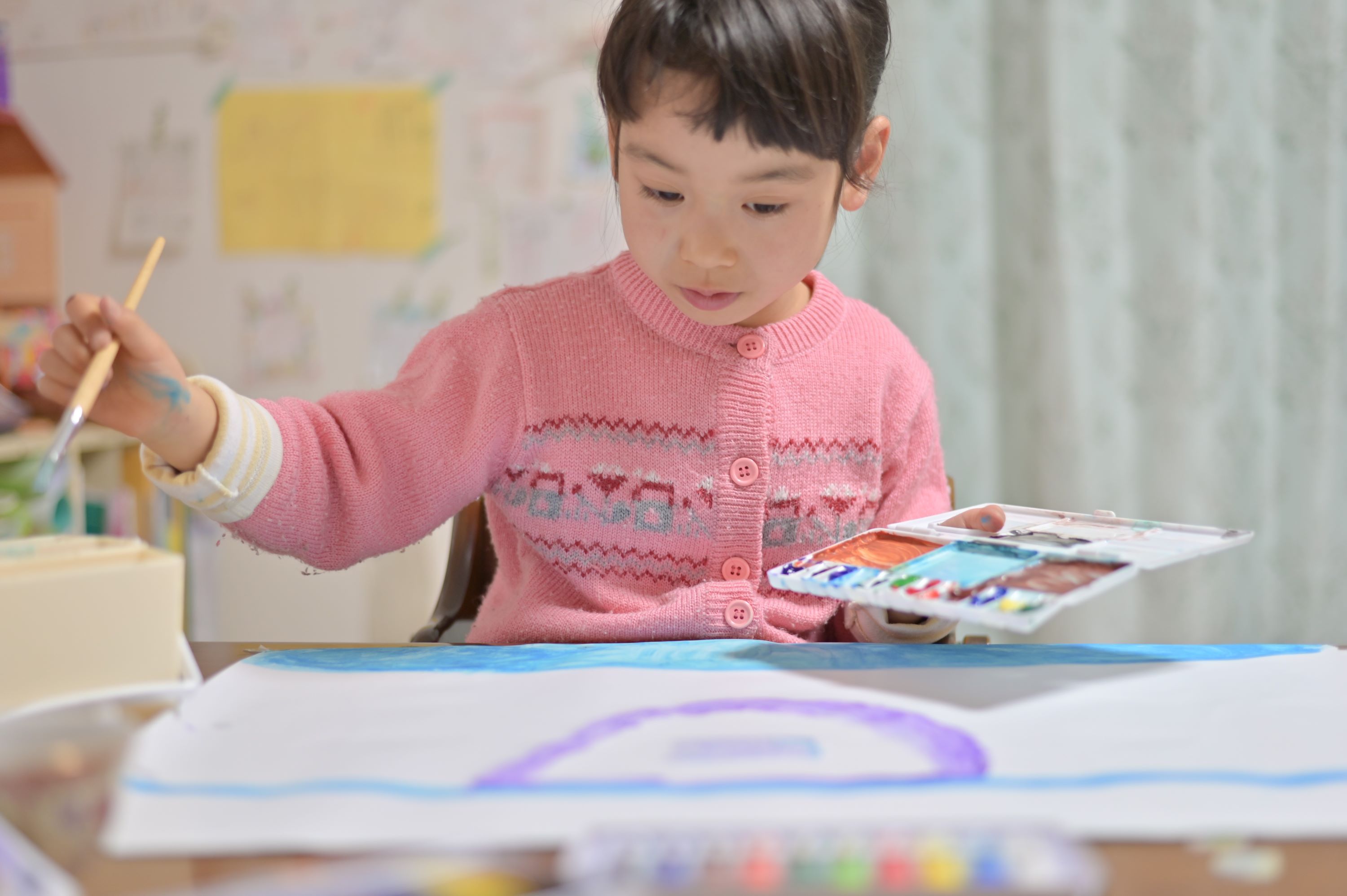 ほめて伸ばす こども絵の教室