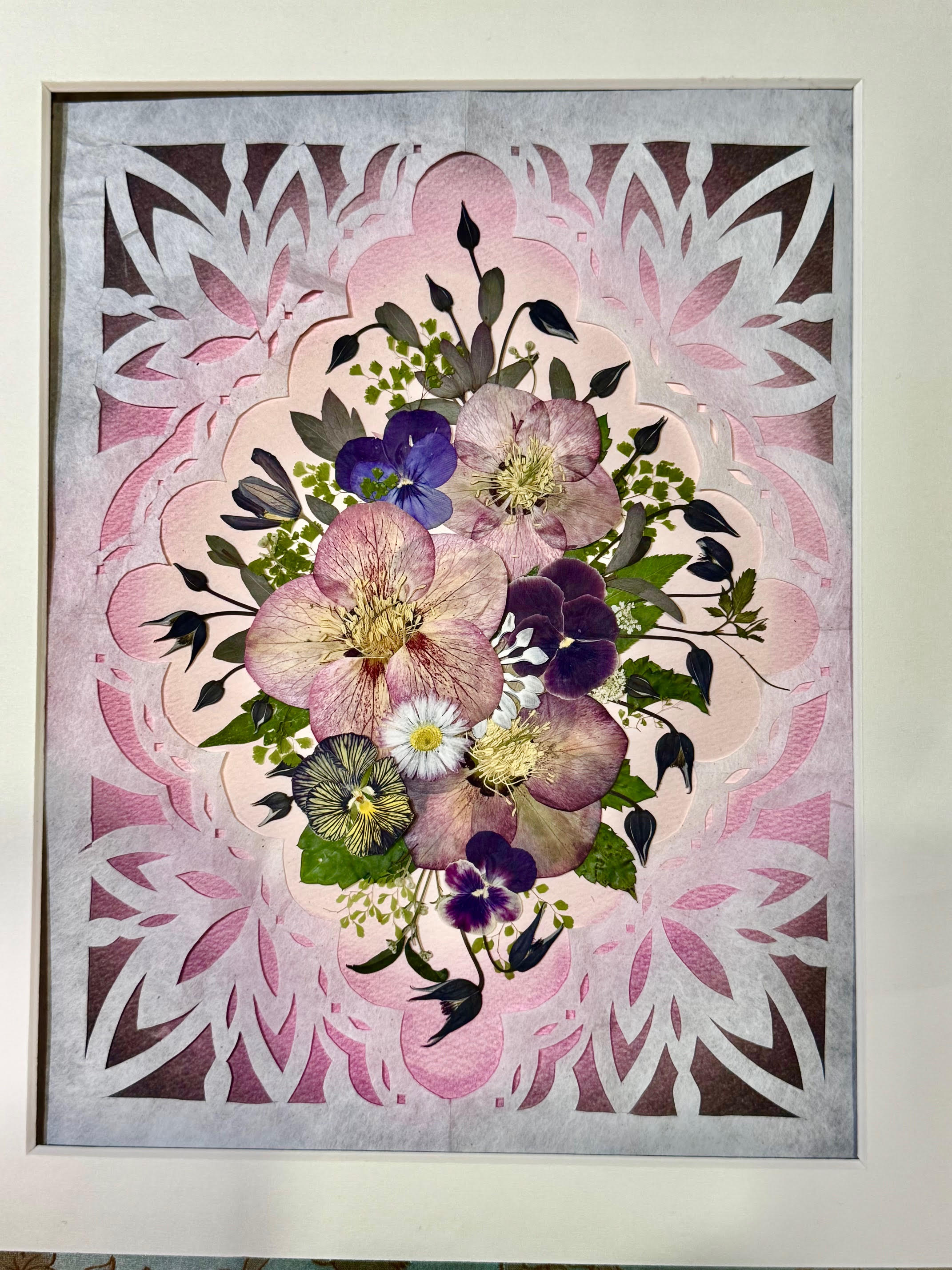 ヨーロピアン押し花