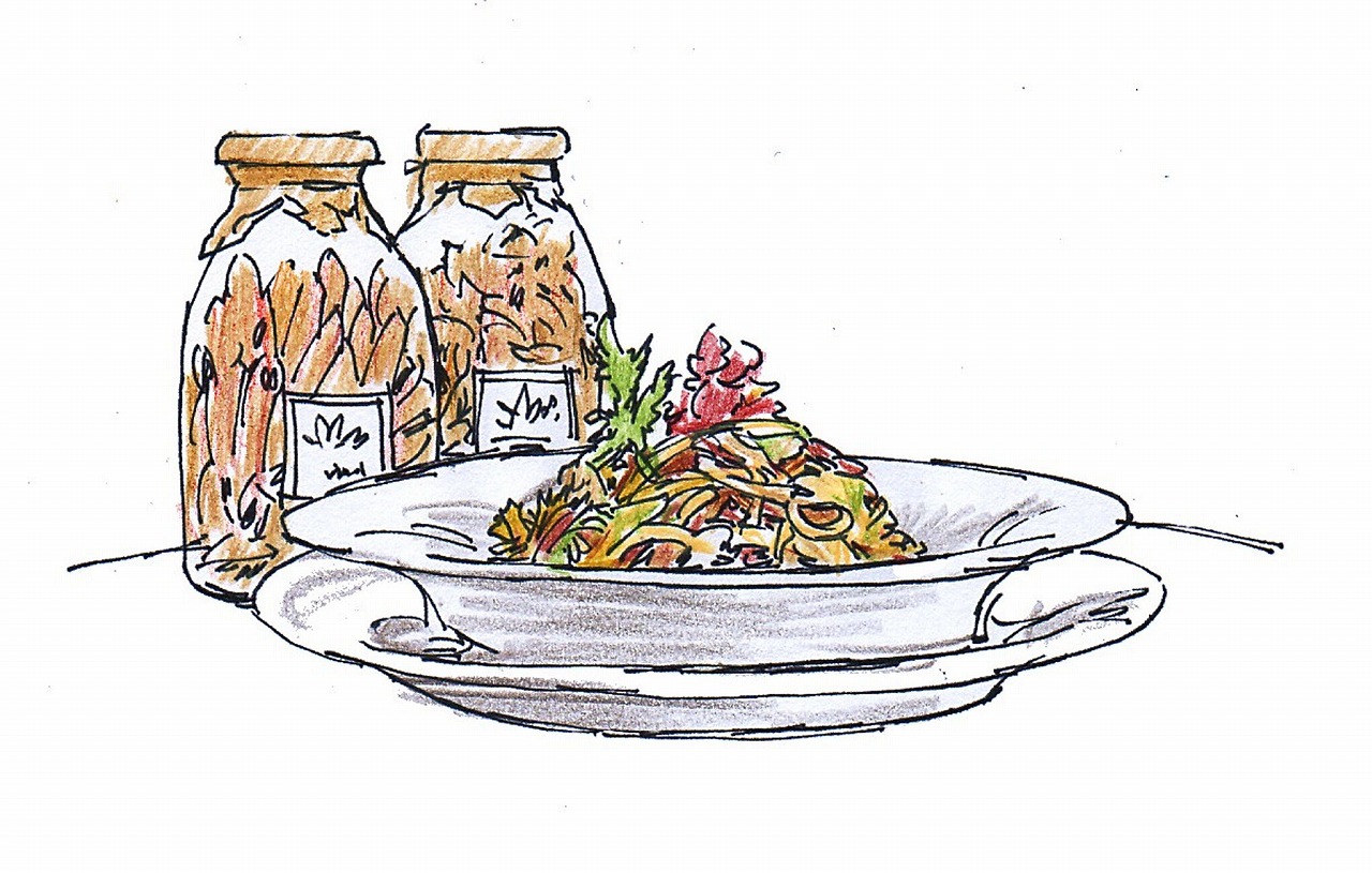 日々の暮らしを残す スケッチ雑記帳 17:15クラス