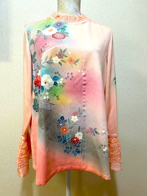 和服地で遊びましょう 和服地のかんたんリメイク