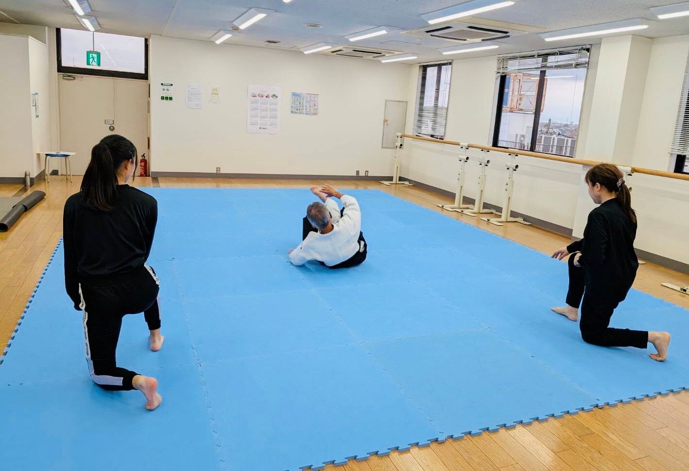 健康や護身術に 合気道