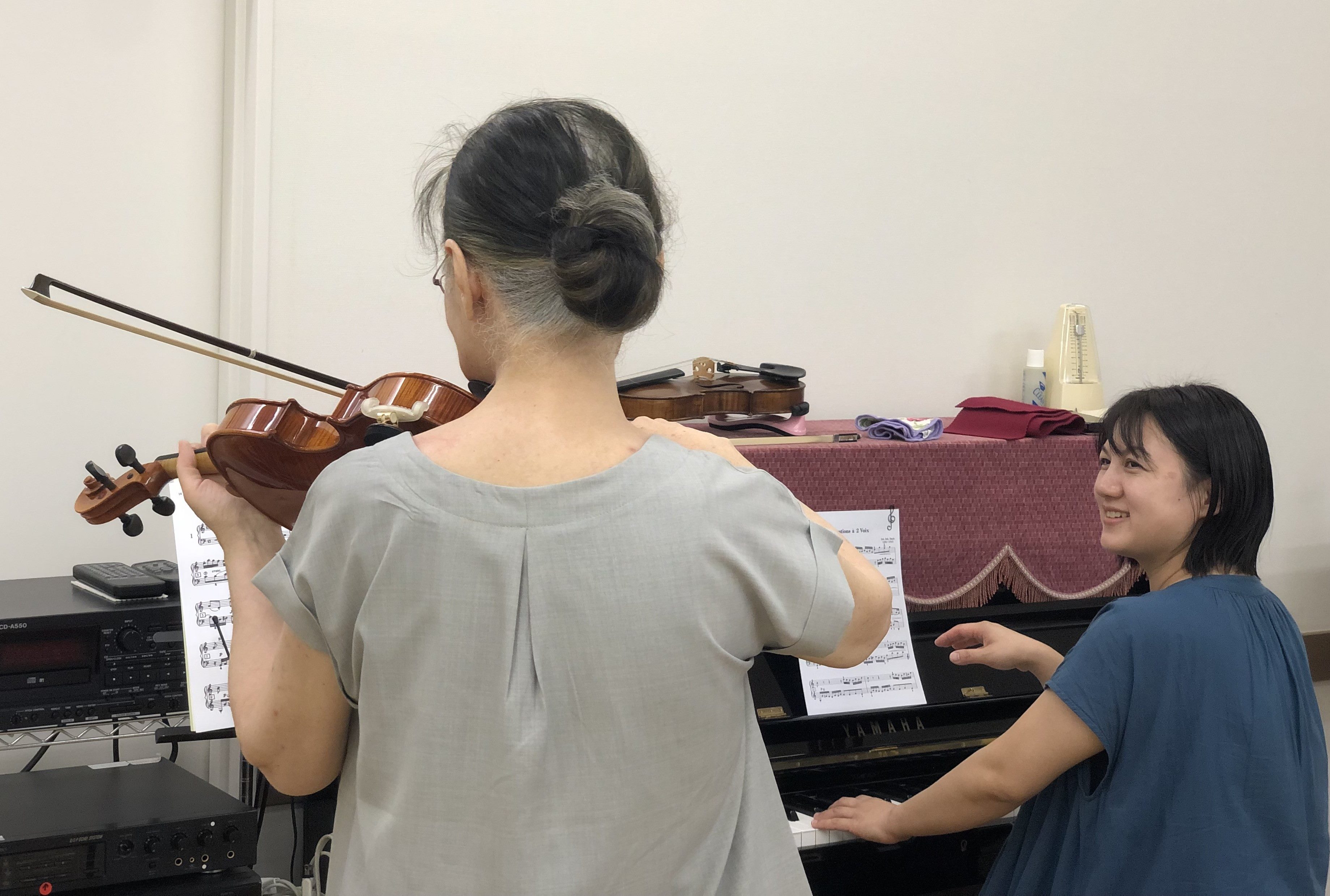 憧れの楽器を始めてみよう! ヴァイオリン(45分) 個人レッスン45分 中学生以上