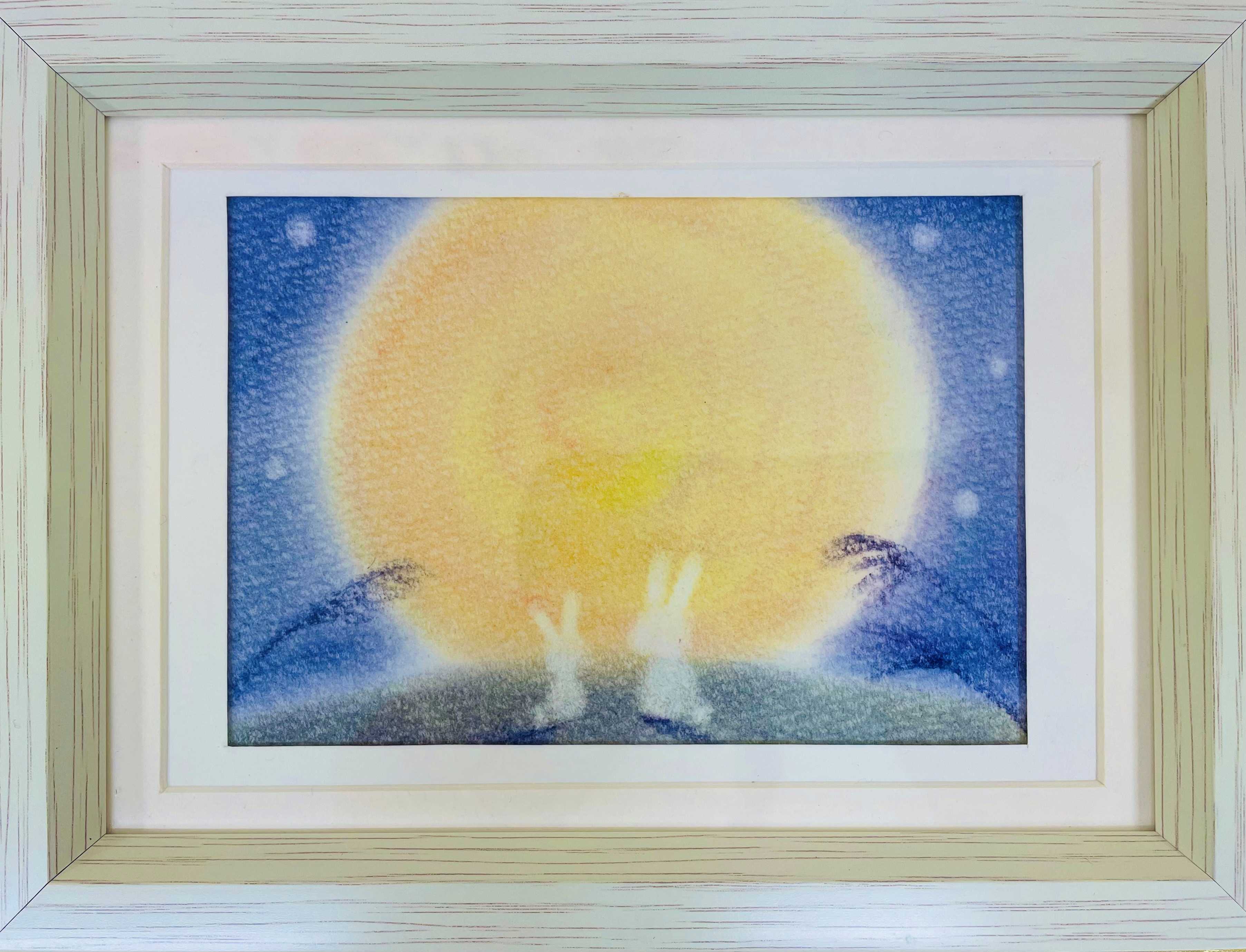 癒しの絵 パステル画 水彩画 癒しの絵パステル画水彩画