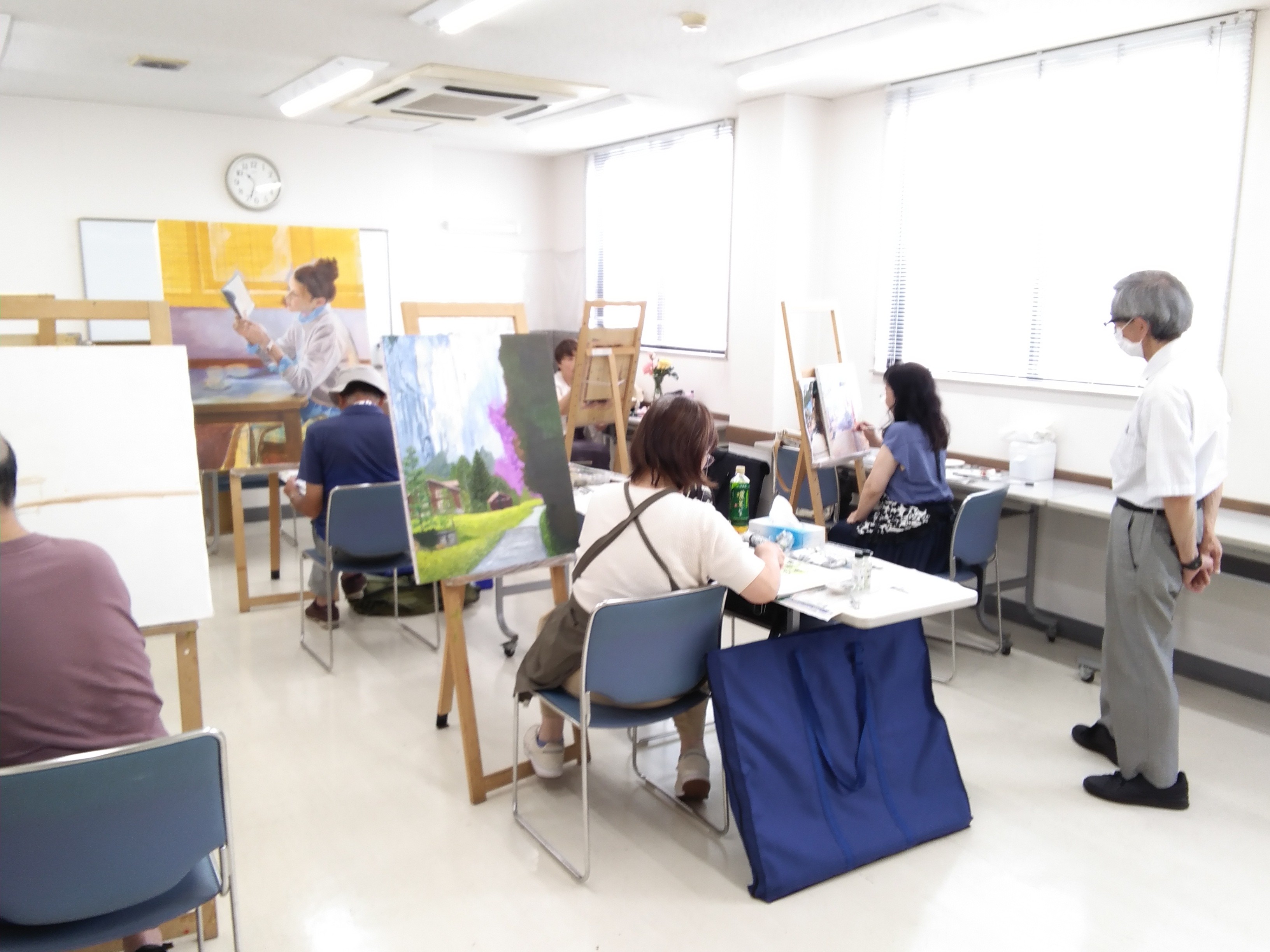 デッサンからの油絵
