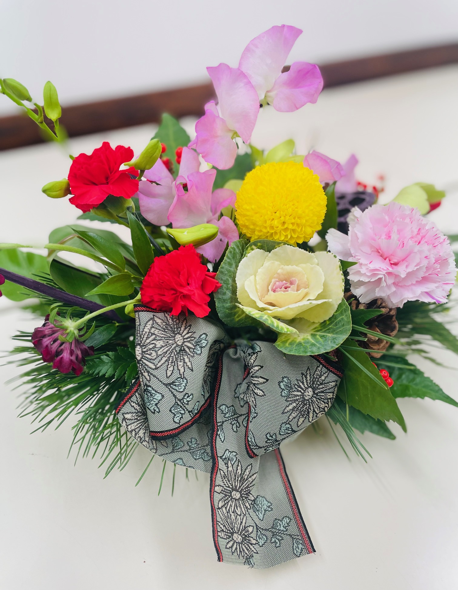 英国式「フラワーアレンジ」