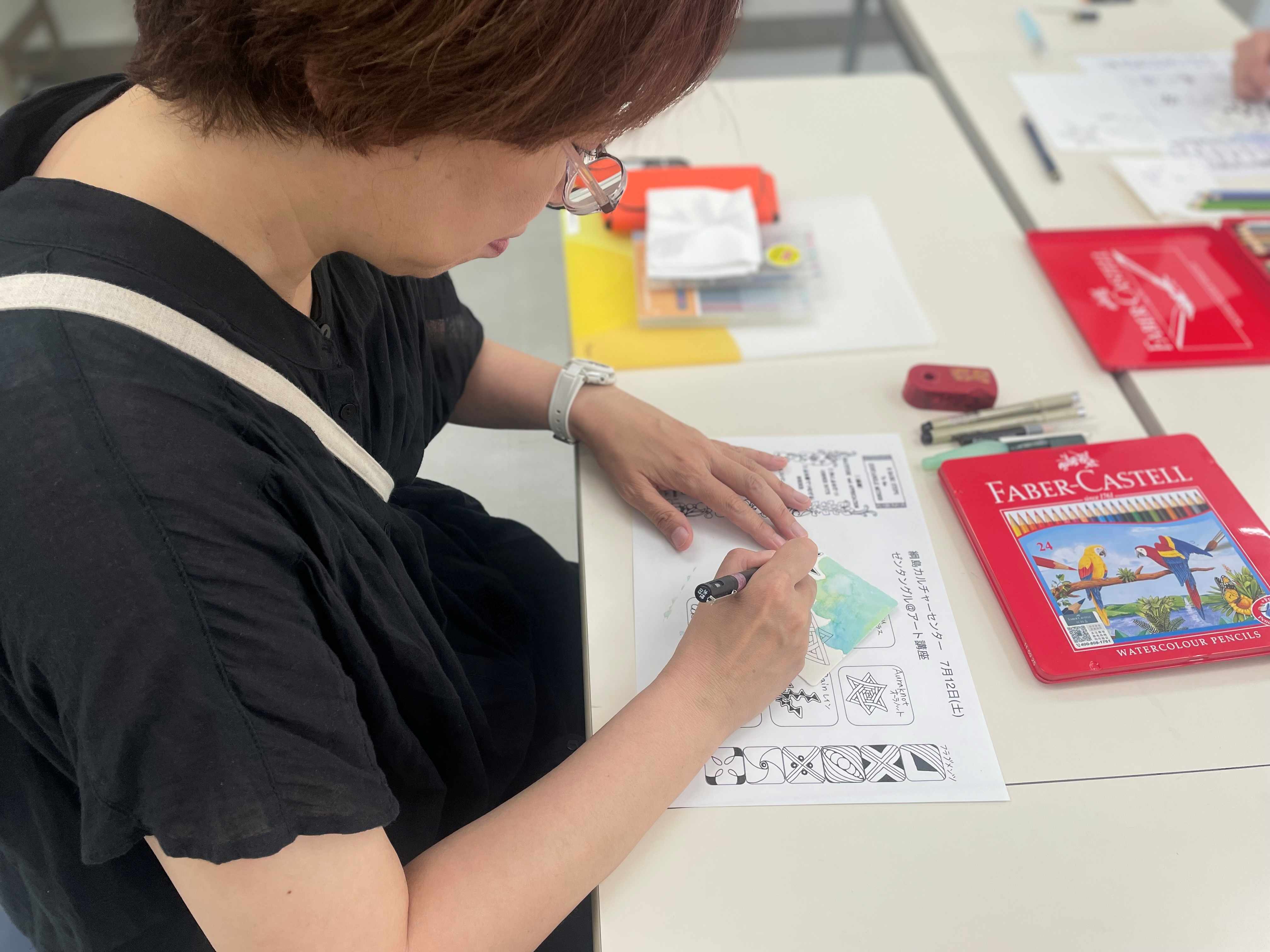 描くヨガ 「ゼンタングルⓇアート」 【秋の新講座】10/11・11/8(土) 1,100円体験会