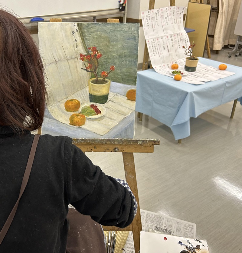 はじめての方もどうぞ デッサンから油絵