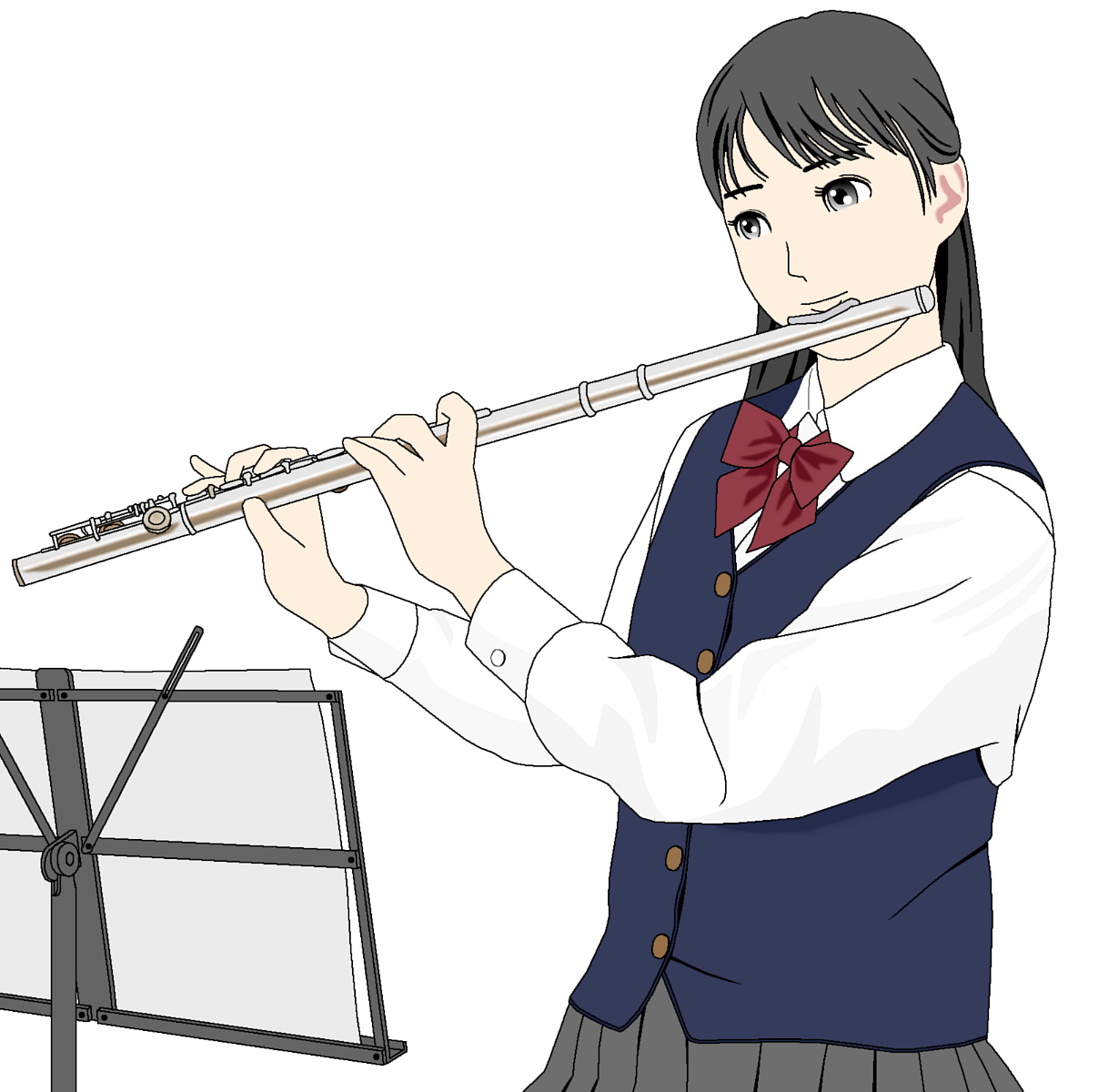 初心者でも安心! 大人のフルートレッスン 中学生以上