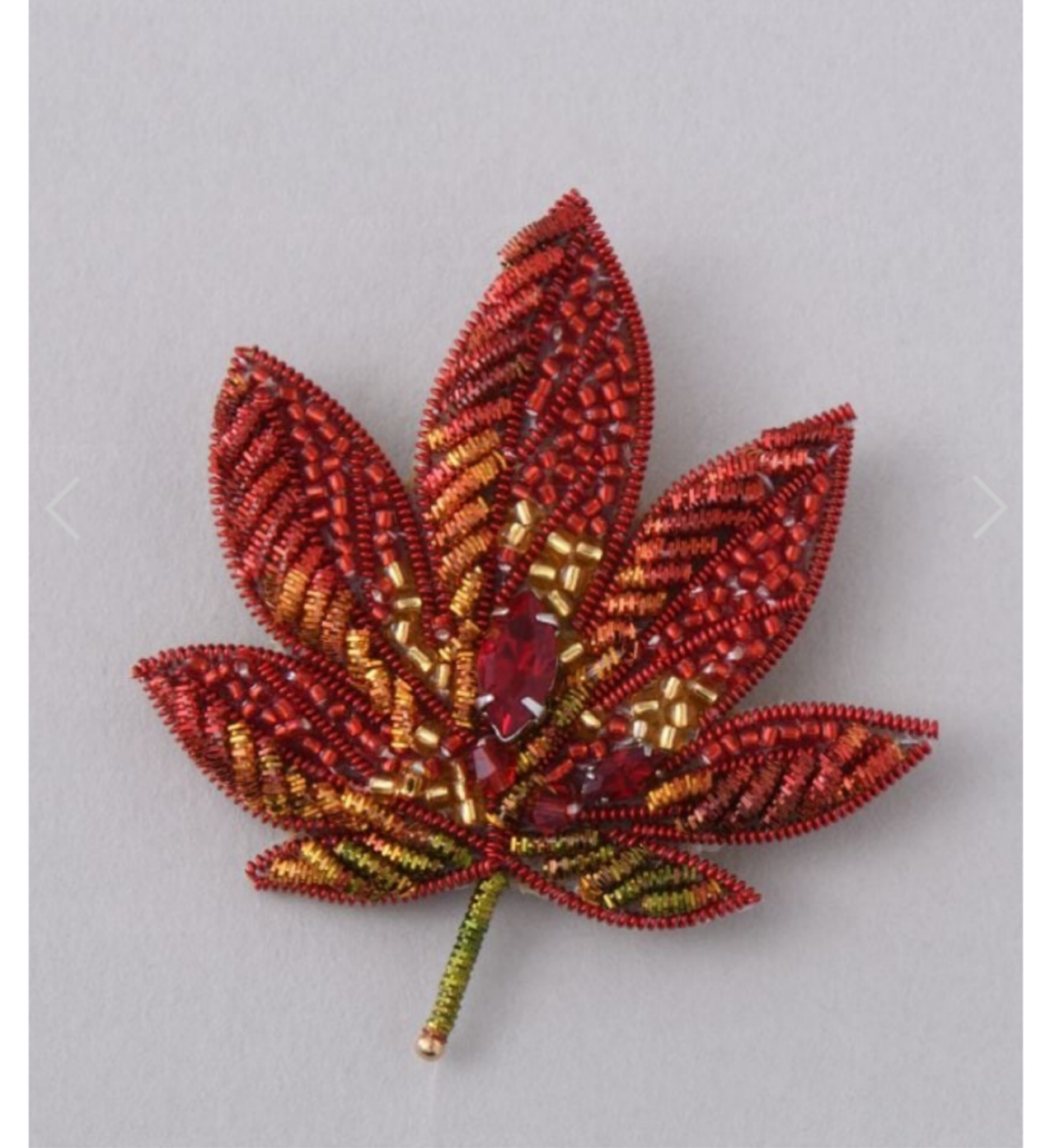 ビーズ刺繡アクセサリー 秋の新講座