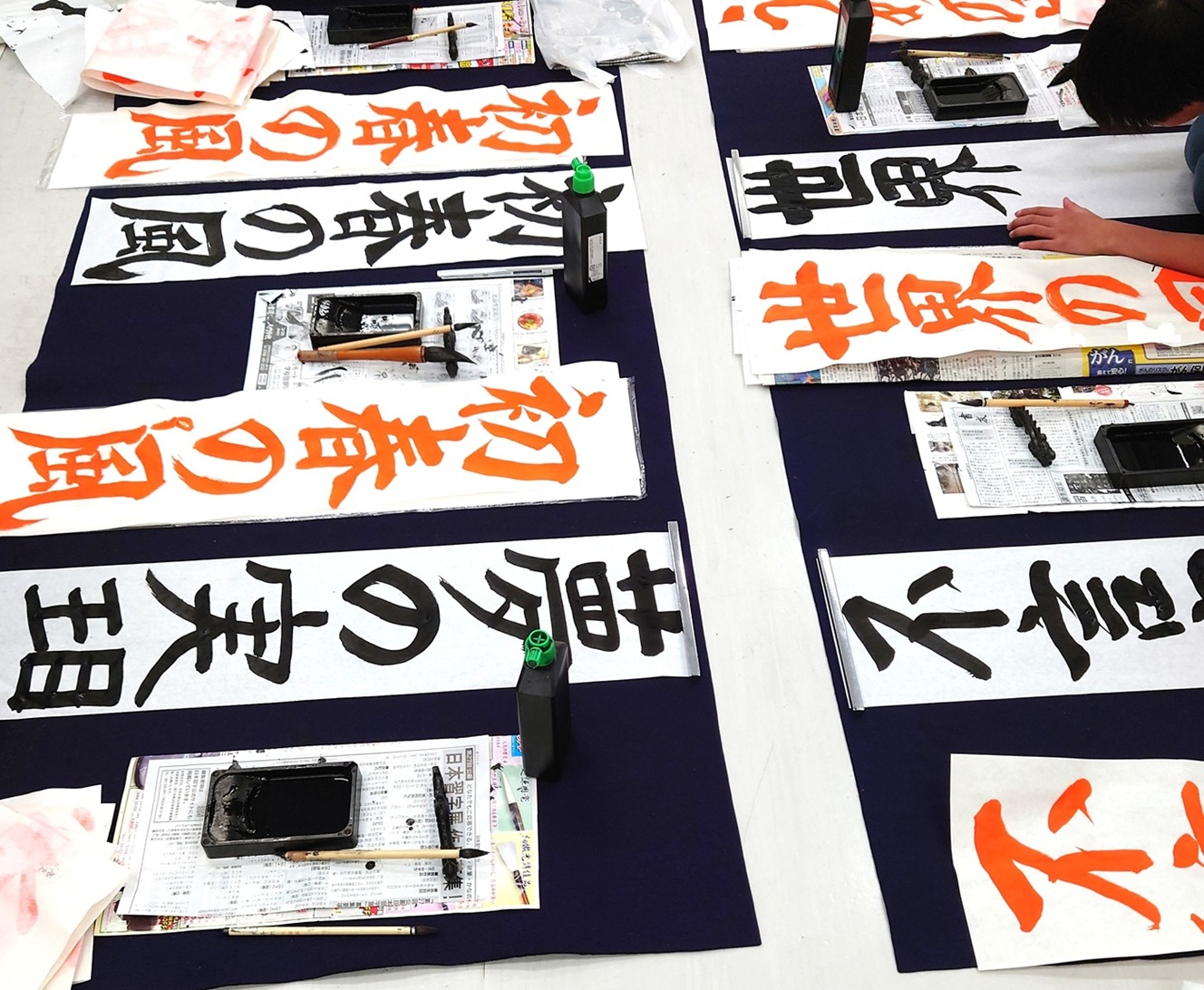 冬休み宿題対策 書初め教室 小1～3