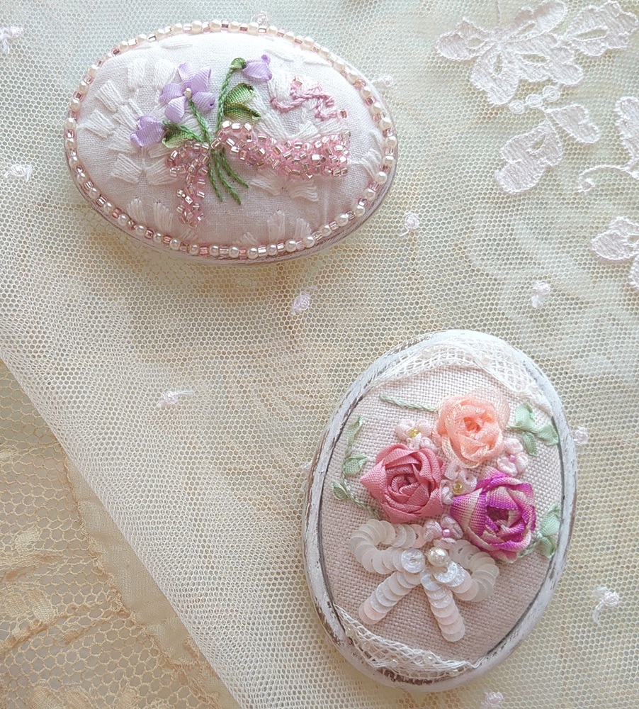 糸・ビーズ・リボンの彩り刺繍 小さな刺繍の時間 秋の新講座 10/14(火)特別体験会