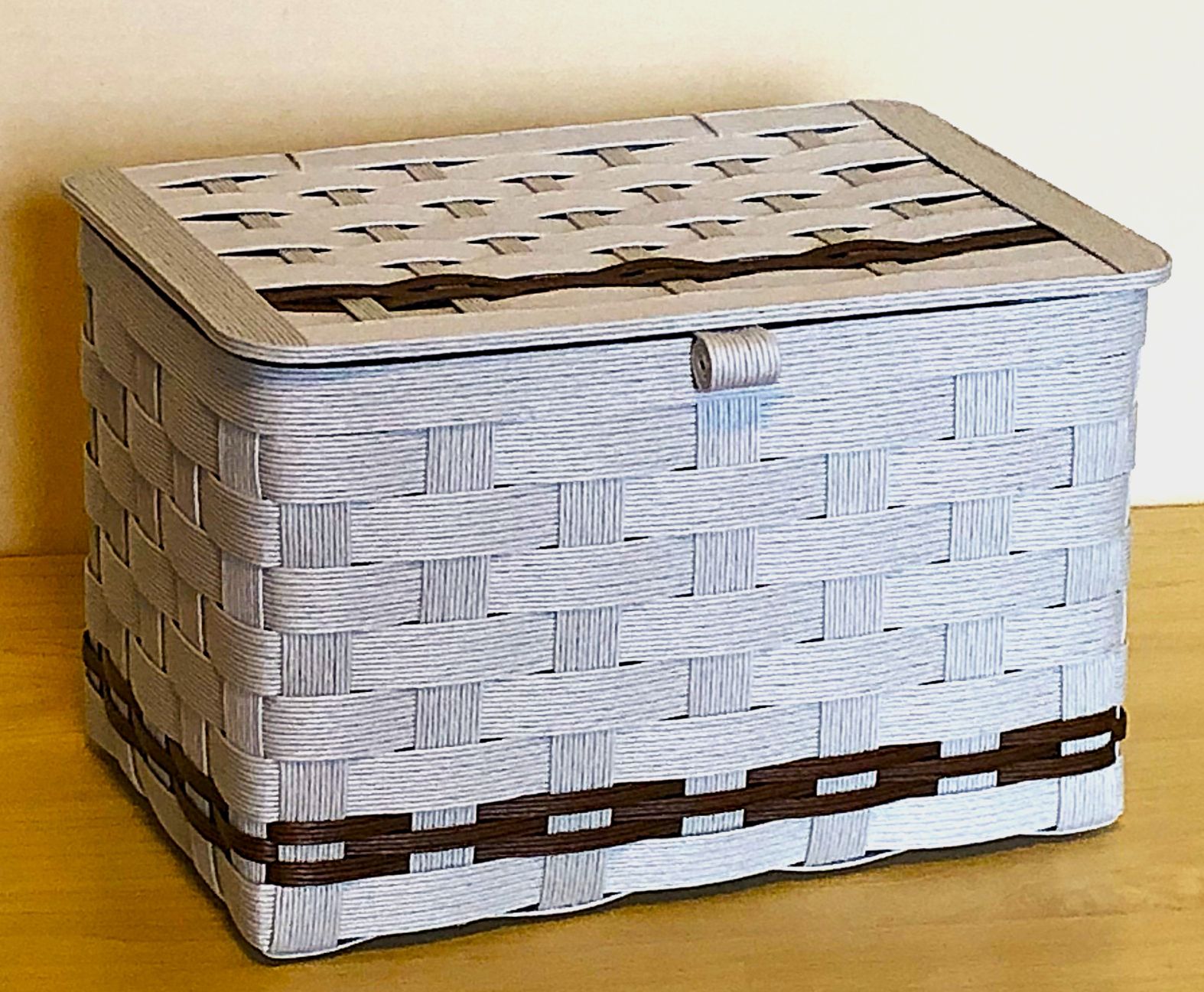 クラフトバンドで作る 蓋つきケース(全3回)