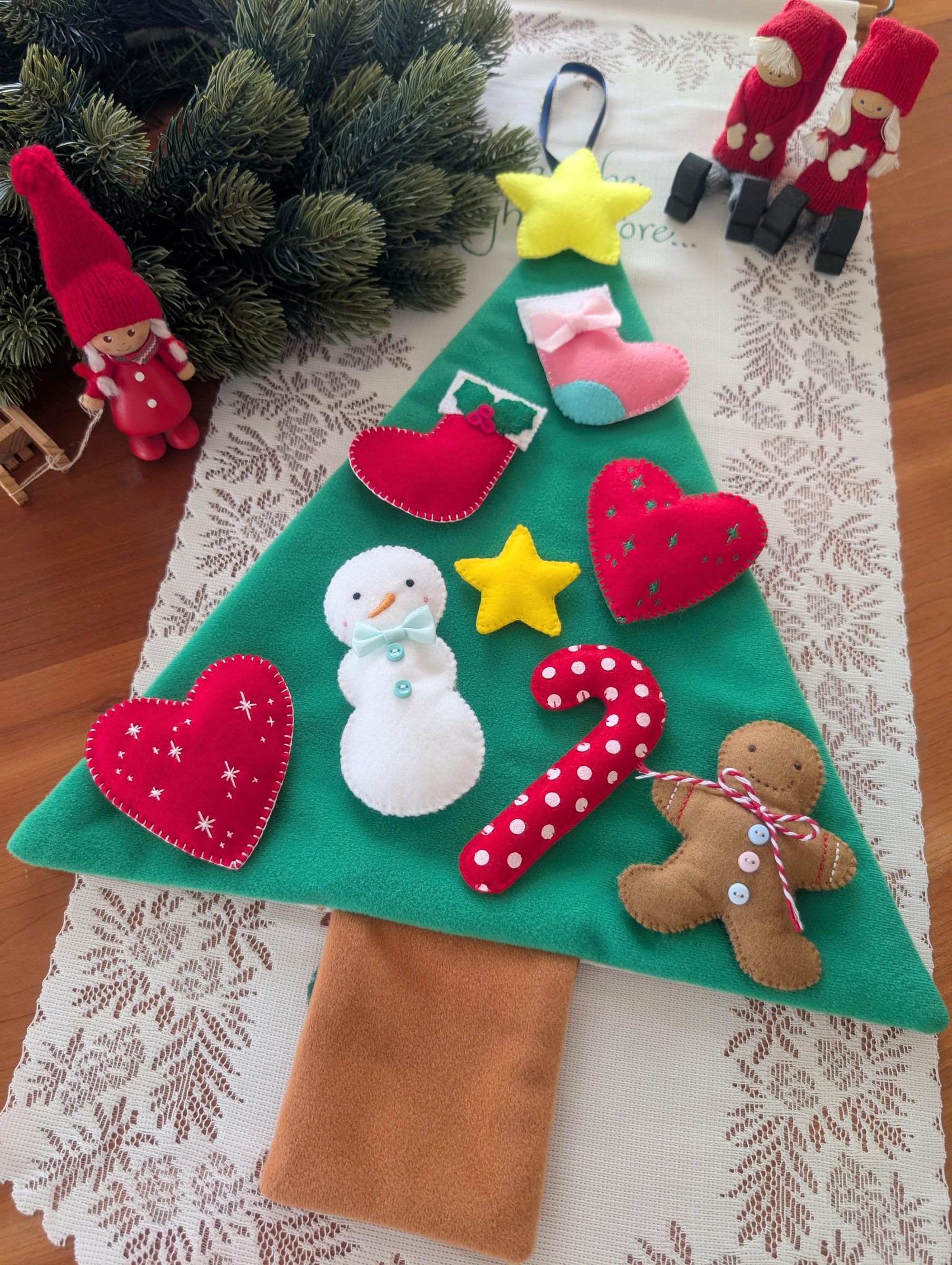 (全6回)ぬくもりあふれるフェルトで～ Xmasフェルトの壁飾り 秋の新講座:体験会:9/29(月)