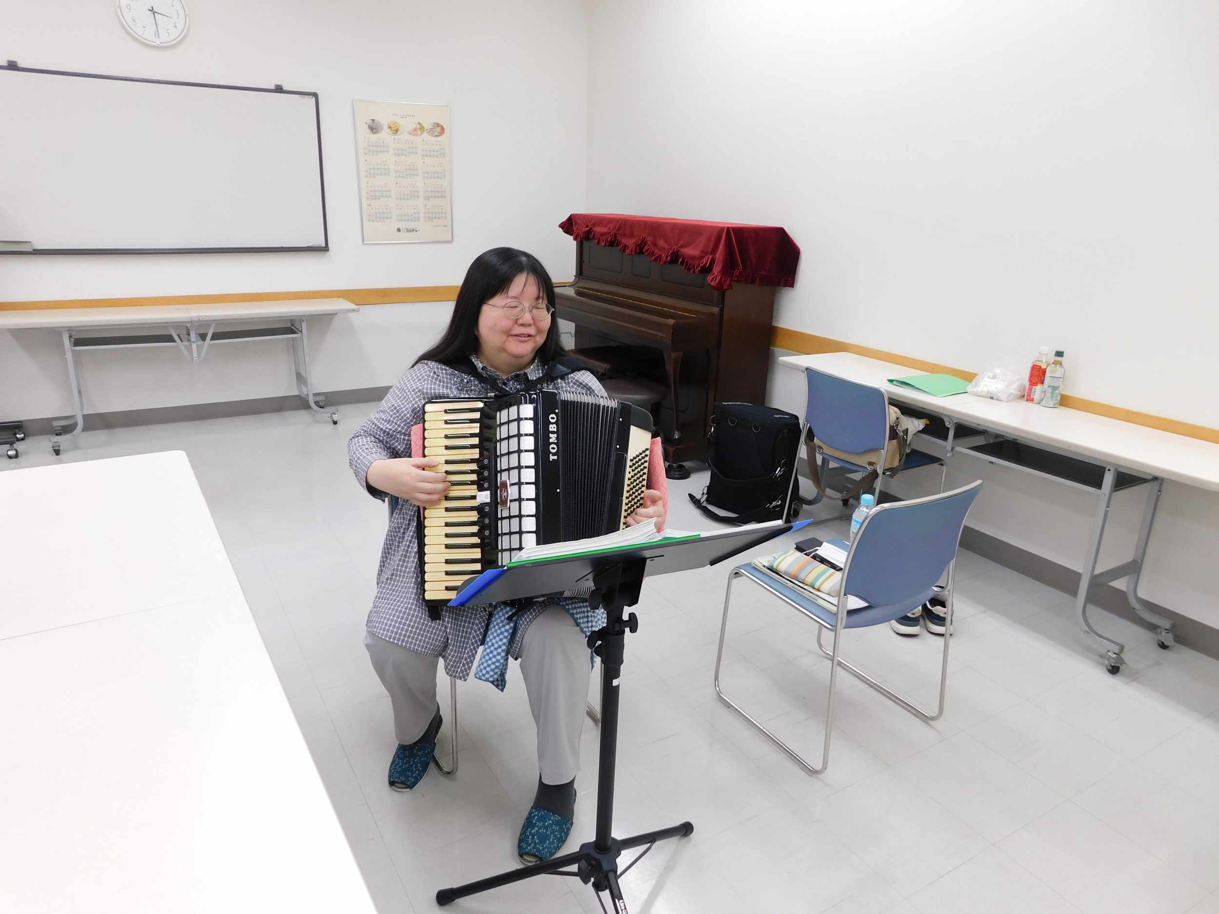アコーディオンで歌う 歌声ひろば(45分個人レッスン)