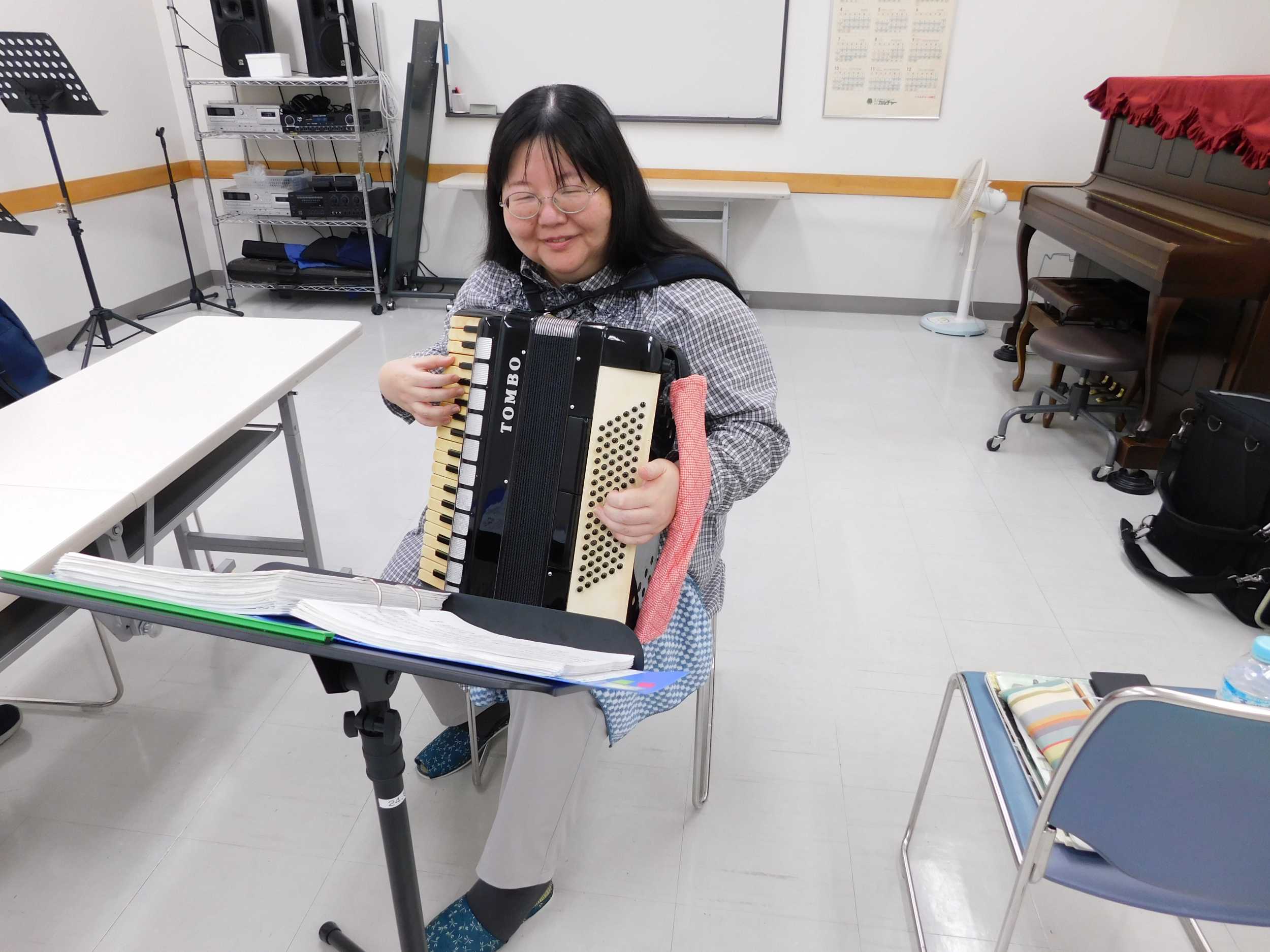 アコーディオンで歌う 歌声ひろば(45分個人レッスン)