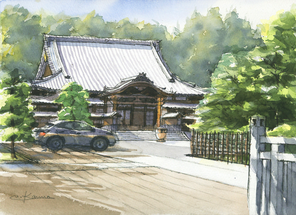 風景を楽しみながら描く ペン水彩スケッチ 10/4(土)無料体験会
