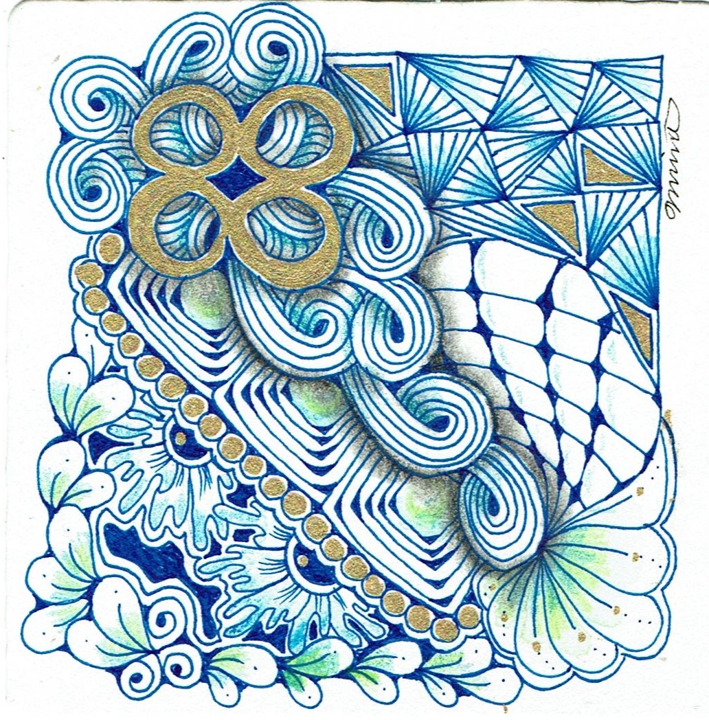 だれでも描けて楽しめる ゼンタングル®(全6回)