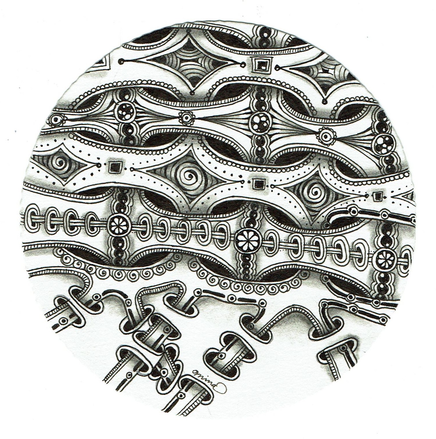 だれでも描けて楽しめる ゼンタングル®(全6回)