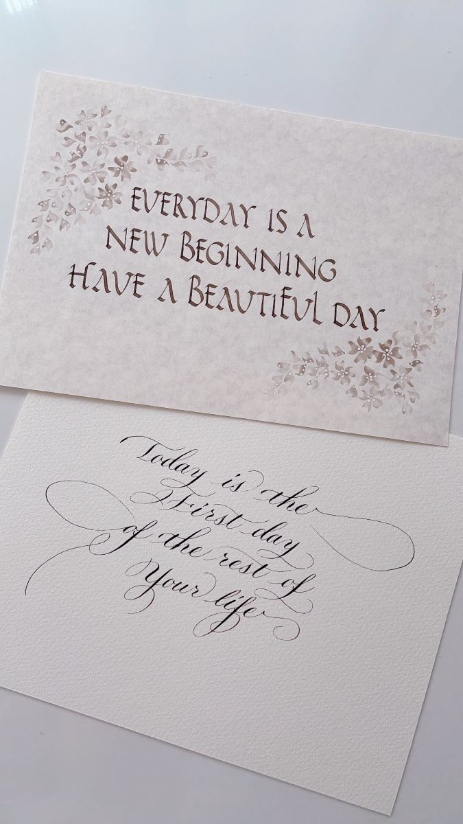 美しいアルファベットの世界 カリグラフィー 体験日12/8(月) 教材費550円