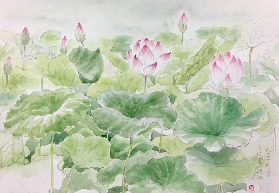 気軽に楽しむ月1回の 透明水彩画&デッサン