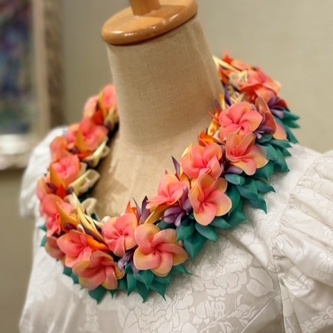 基本から楽しく ハワイアンリボンレイ