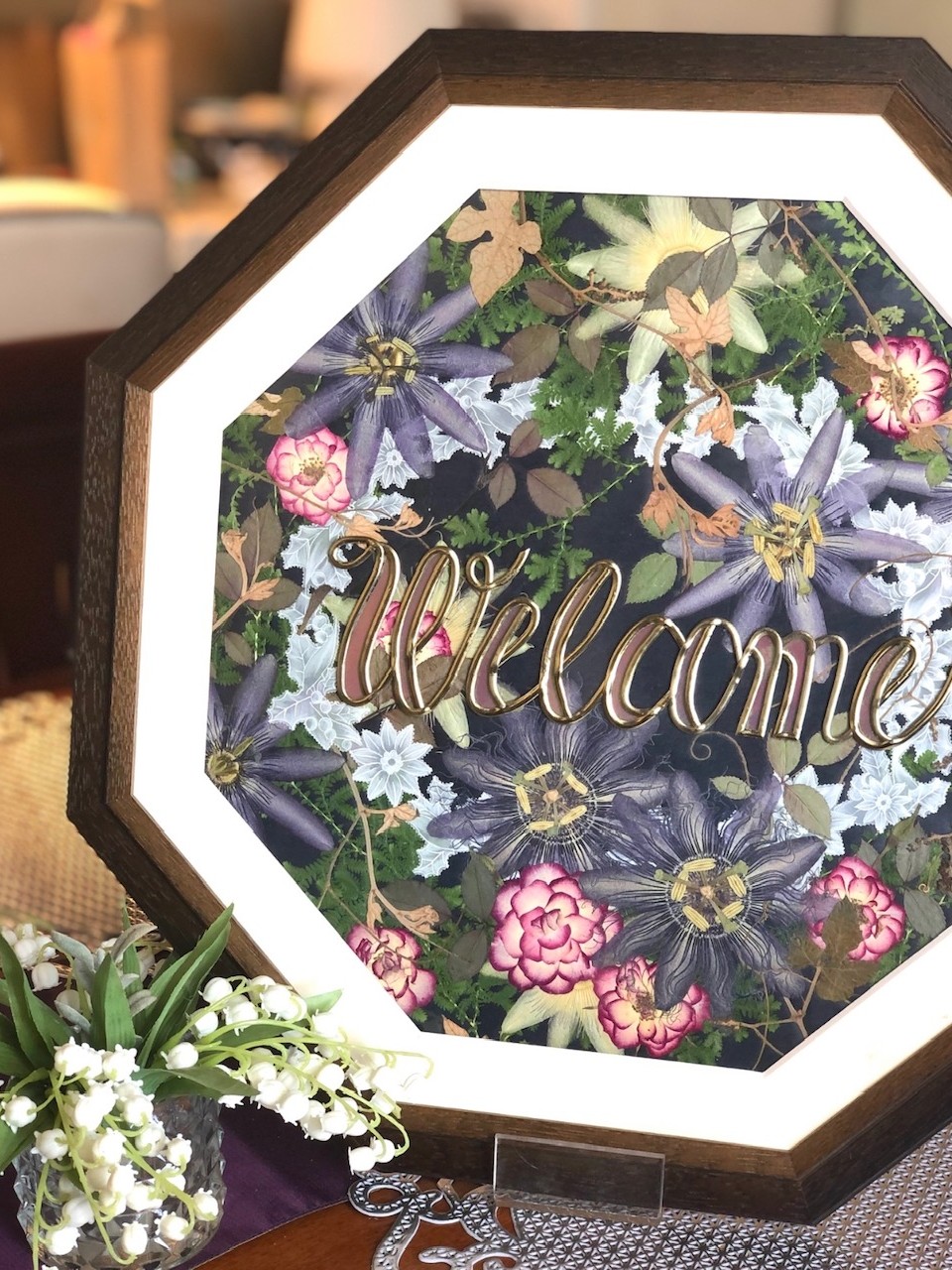 お部屋に優雅な彩りを… ヨーロピアン押花