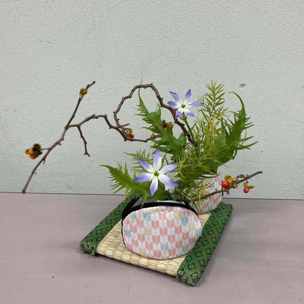 いけばな、はじめてみませんか 伝統のいけばな、池坊 体験会3/21(土) 体験費1.650円 教材費1.650円