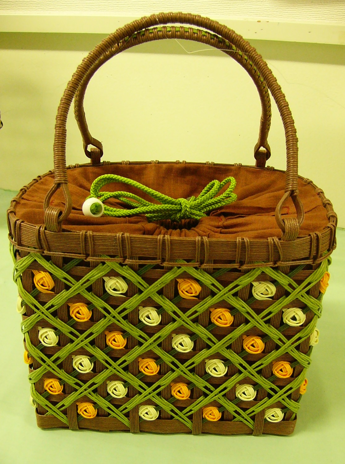 クラフトバンド手芸(かごバック・こもの)