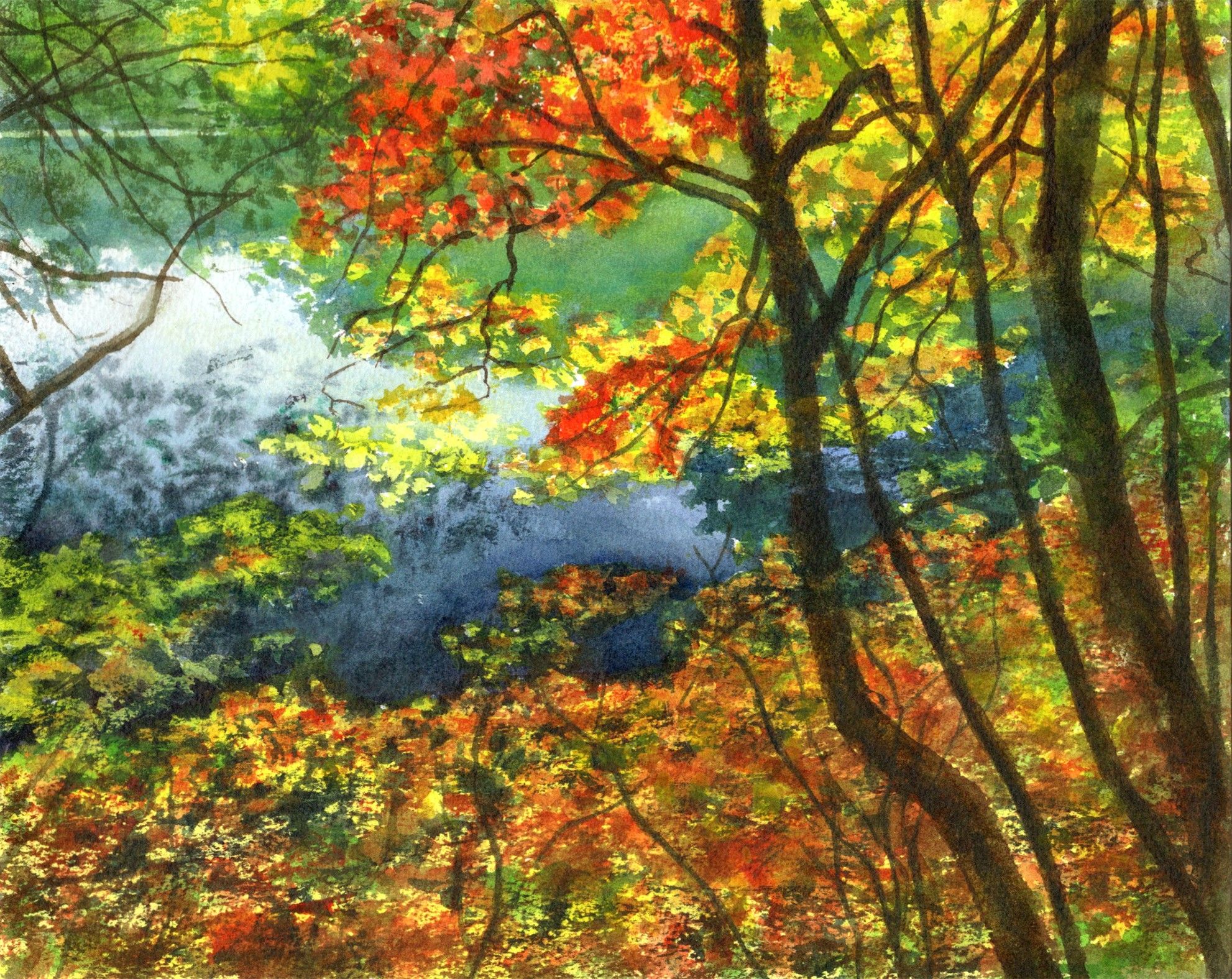 だれでも描ける 「色鉛筆画」「水彩画」の基礎 【秋の新講座】 10/3・11/7(金) 1,650円体験会
