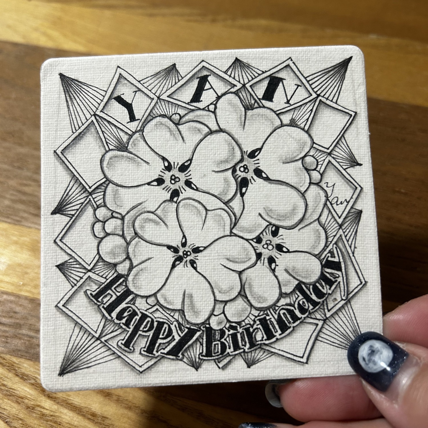 描いて心を整える 癒しのアート ゼンタングル®講座(全3回)