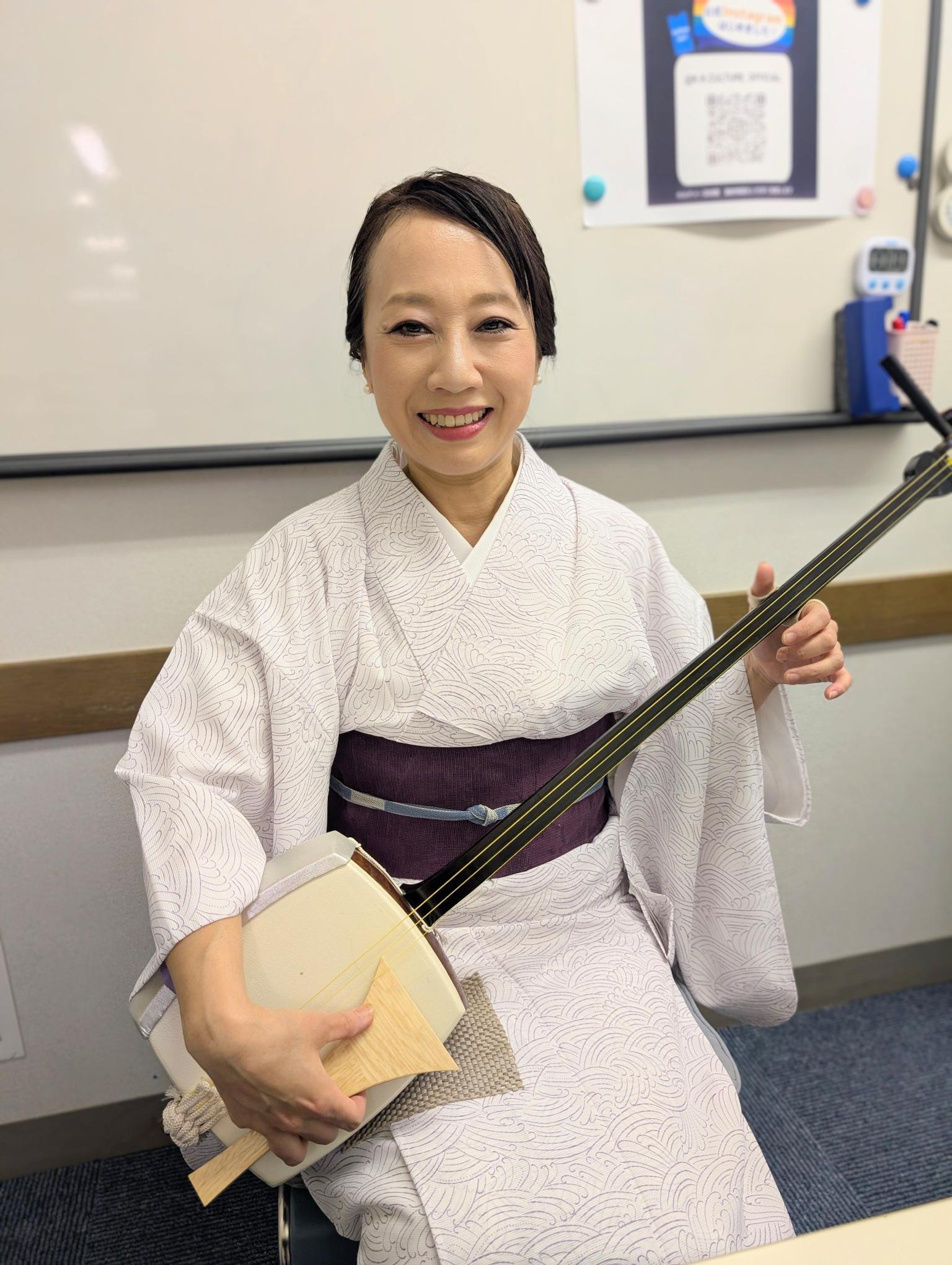 30分個人レッスン レッツプレイ長唄・三味線