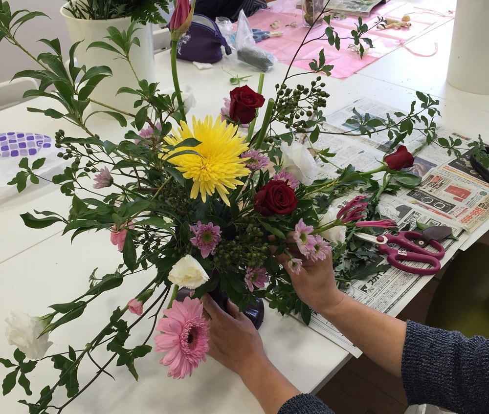 お花と暮らす フラワーデザイン 秋の新講座 10/11(土)特別体験会