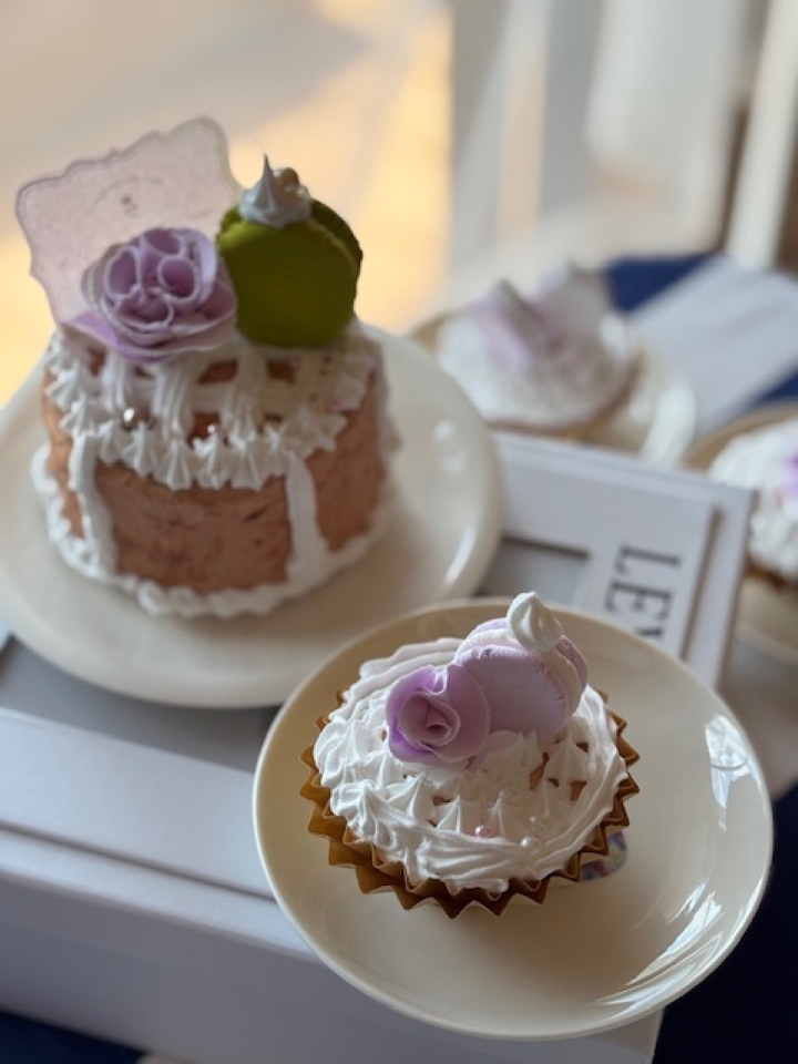フランス菓子のような フラワークレイケーキ 秋の新講座 10/7(火)スタート