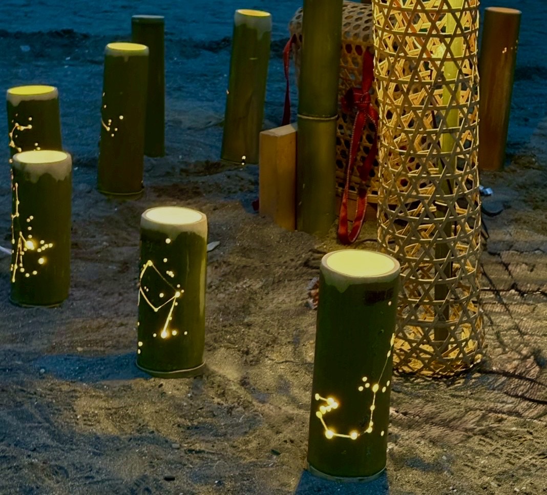 竹で光る星座を作ろう! 12/1 バンブープラネタリウム