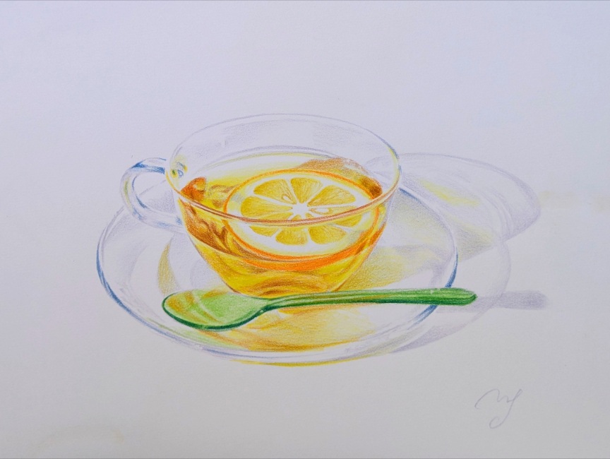 かわいいサイズのイラストが楽しい 小さな色鉛筆画