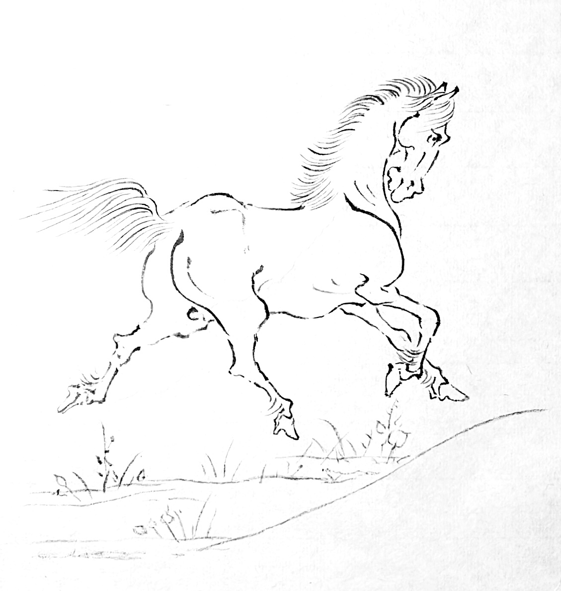 『午(うま)年』の馬の水墨画を描こう!