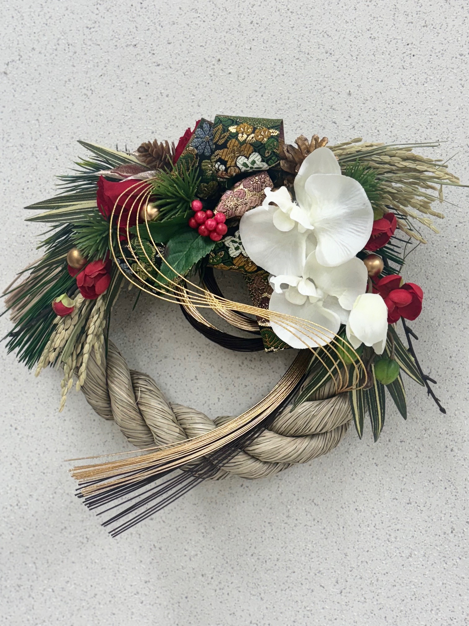 お正月のしめ縄飾り 11月30日