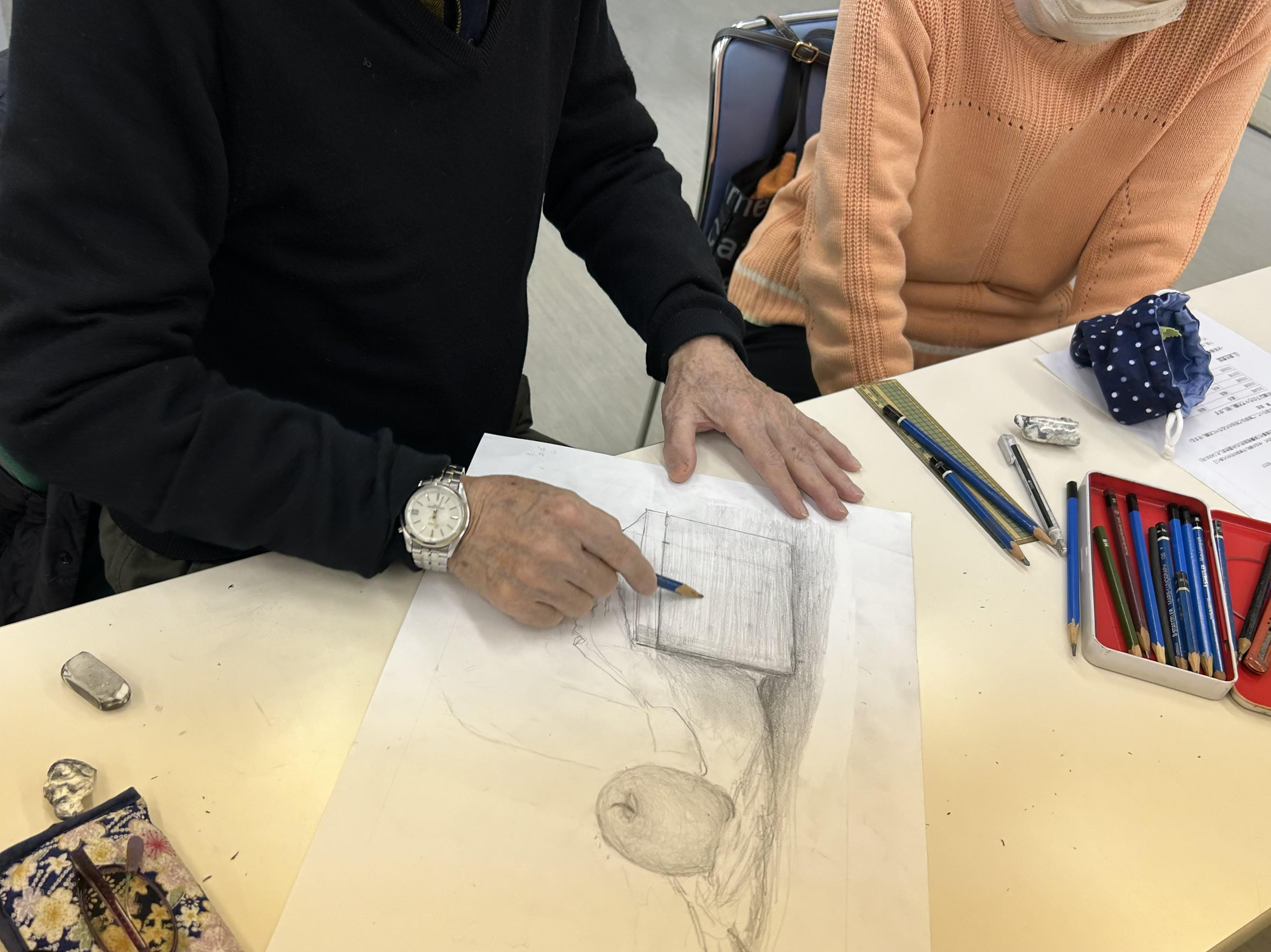 見る目を深めて描く (火曜)デッサン基本